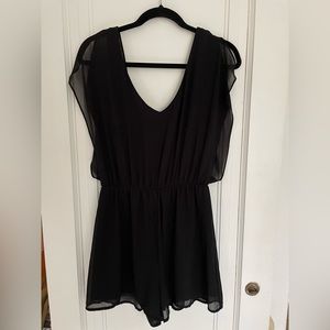 Black romper size medium